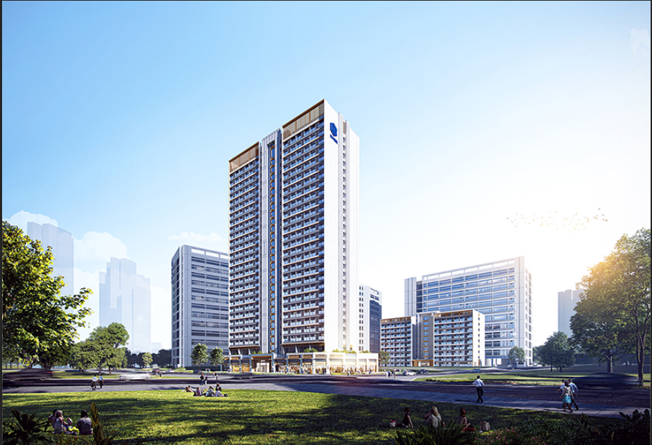 福城南产业片区12-16宗地项目荣耀封顶——匠心雕琢智能建造新典范 福城南产业片区12-16宗地项目荣耀封顶——匠心雕琢智能建造新典范